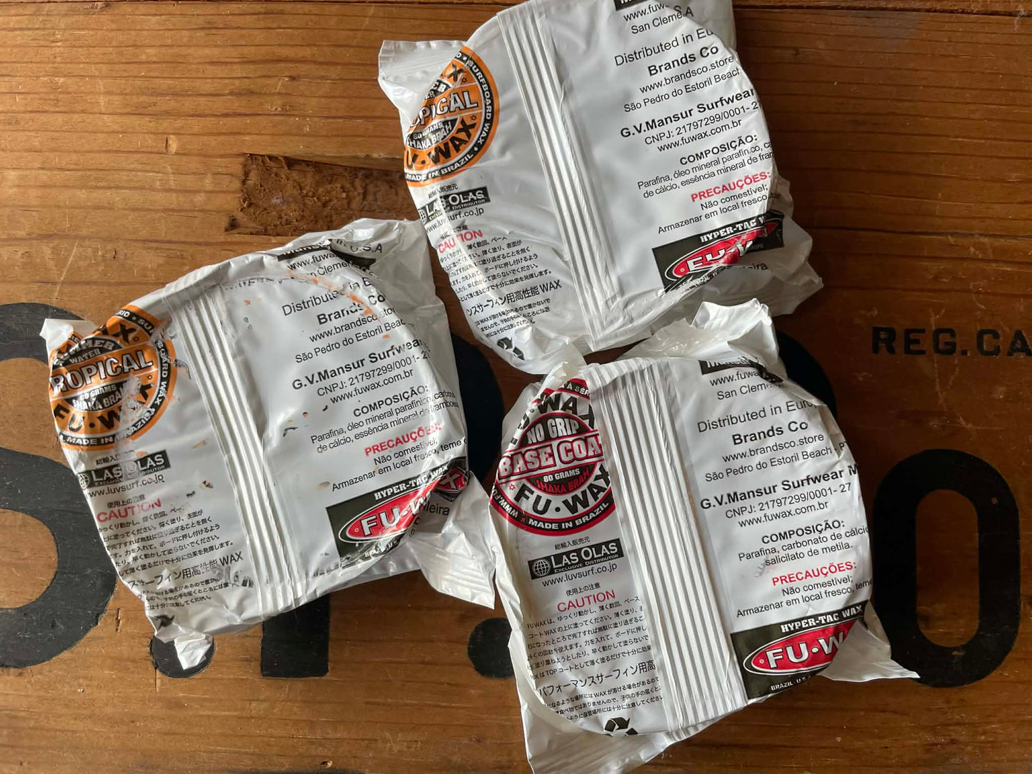 ちょっとお得なトロピカル ベース3個セット!! FU WAX ワックス FIRST TRIP サーフショップ WCT選手 サーファー 御用達の高性能 サーフィン用