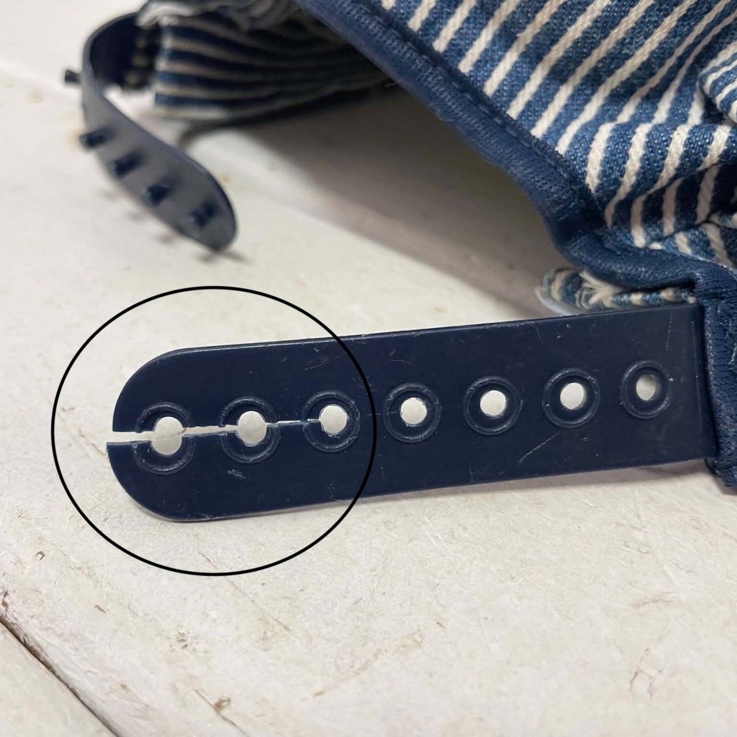 OshKosh B'Gosh オシュコシュ ビゴッシュ ヒッコリー ストライプ キッズサイズ ビンテージ ワークキャップ エンジニアキャップ 帽子 USA