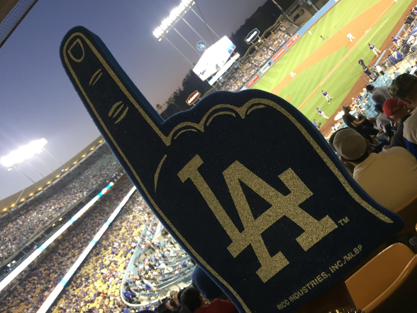 LA Dodgers #1 Fan ドジャース フォームフィンガー ウェーブハンド 人差し指 応援グッズ オフィシャル  Rico Industries MLB