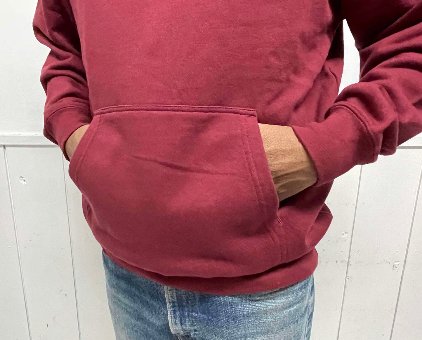 First Trip ファーストトリップ スマイル&キノコ 60's デザイン バーガンディ オリジナル プルオーバー パーカー フーディー アパレル