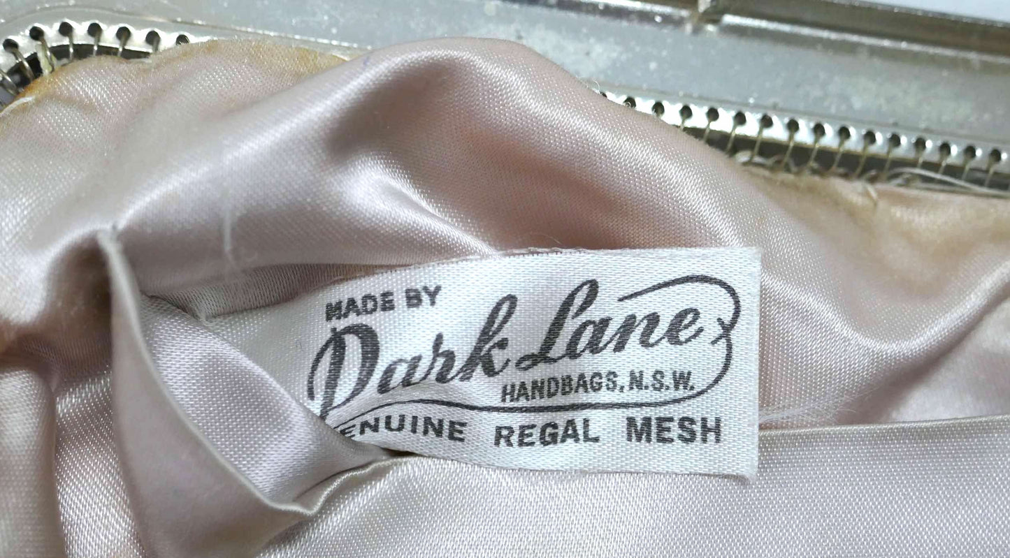 Park Lane Genuine Regal Mesh メタル製 シルバートーン 60's ヴィンテージ メッシュバッグ パーティーバッグ ハンドバッグ
