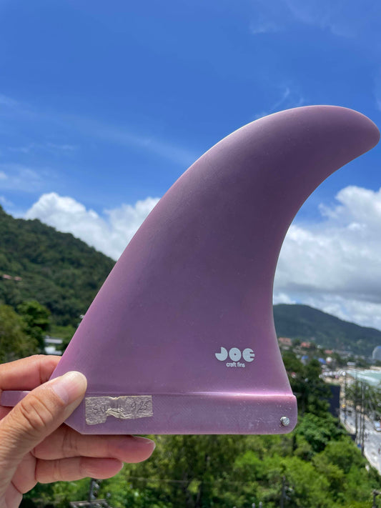 ハンドメイド JOE craft fins 9.25 パステルパープル フィン Model Swell スタンダード standard ロングボード シングルフィン ミッドレングス