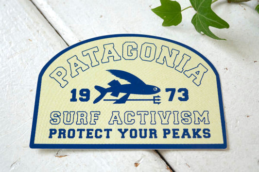パタゴニア PATAGONIA 1973 SURF ACTIVISM PROTECT YOUR PEAKS フライングフィッシュ 非売品 ステッカー USA