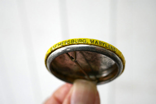 BACK BY POPULAR DEMAND ★ メッセージ ヴィンテージ 缶バッジ USA デッドストック