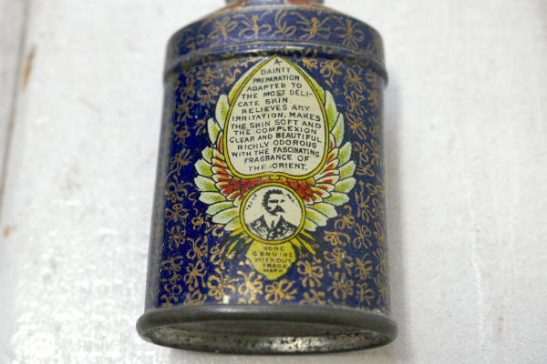 1910~1920 OLD アンティーク パウダー缶 MENNEN'S vintage 5EN YANG TOILET Powder