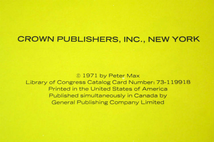 PETER MAX ピーターマックス SUPER POSTER BOOK 70's ヴィンテージ ポスターブック 本 アート USA