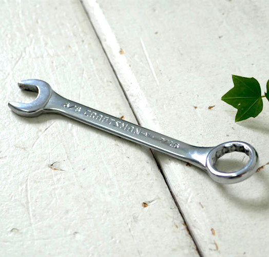 CRAFTSMAN クラフトマン DIY ヴィンテージ 3/8 CRAFTSMAN-V- 7/16 コンビネーションレンチ 工具・ガレージ 工業系 キーホルダー