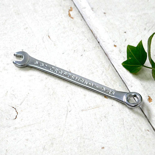 CRAFTSMAN クラフトマン DIY USA ヴィンテージ 5/32 CRAFTSMAN-V- 3/16 コンビネーションレンチ 工具・ガレージ 工業系 キーホルダー