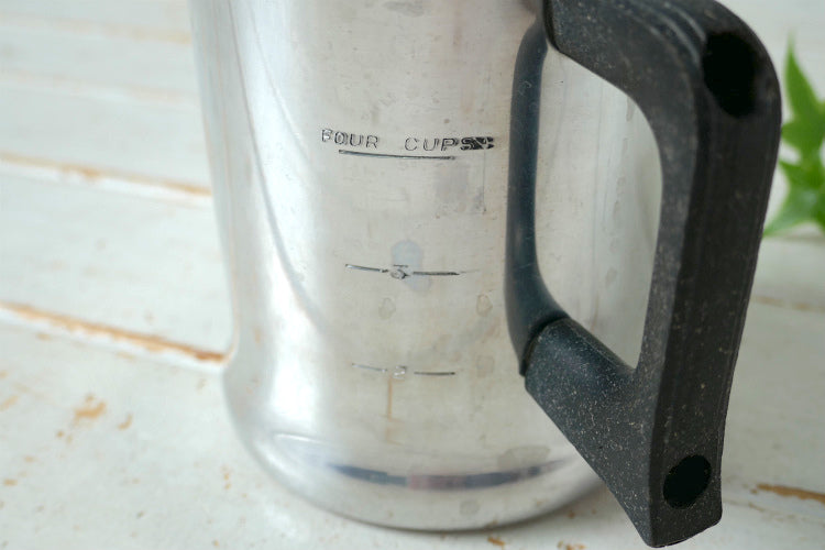 COMET 4カップ アルミ製 ヴィンテージ パーコレーター コーヒーポット アウトドア キャンプ USA