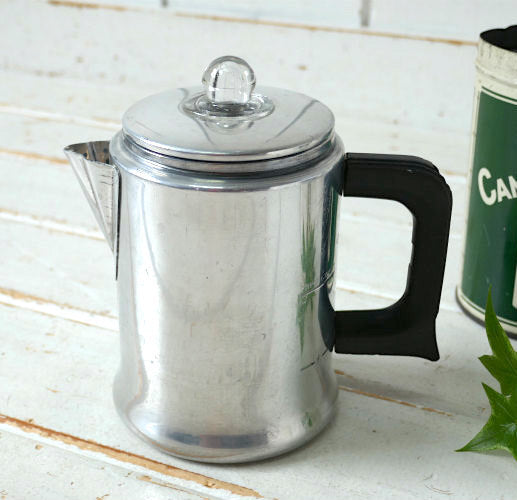 COMET 2カップ アルミ製 ヴィンテージ パーコレーター コーヒーポット アウトドア キャンプ USA