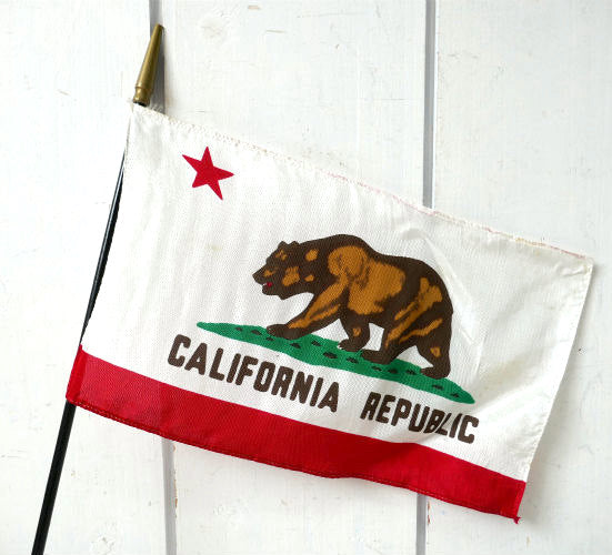 カリフォルニア州旗 グリズリー CALIFORNIA REPUBLIC クマ