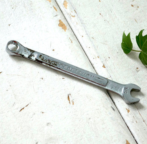 クラフトマン 1/4 CRAFTSMAN ヴィンテージ レンチ&スパナ FORGED IN USA ガレージ 工具