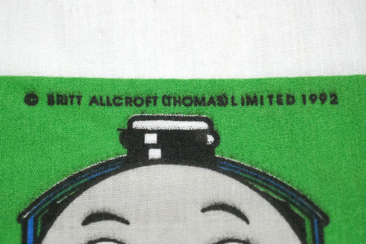 機関車トーマスとなかまたち トーマス ジェームス ゴードン ハロルド パーシー パネル柄 ユーズドシーツ (1/2) USA