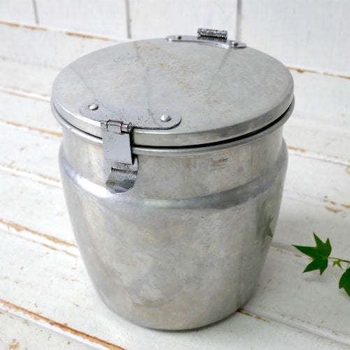 Fresh O Lator アルミ製 50's ヴィンテージ キャニスター コンテナ 容器 ミッドセンチュリー USA