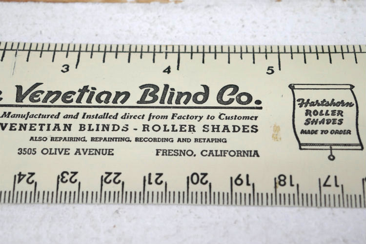 LIFETIME PRODUCTS CO ブラインド アドバタイジング ヴィンテージ ルーラー 定規 文房具 USA
