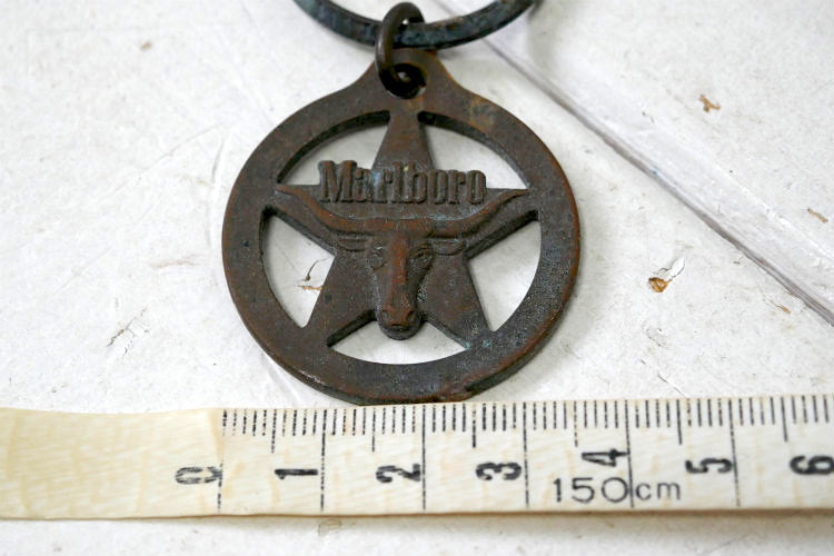 マルボロ Marlboro 1970's OLD ヴィンテージ USA キーホルダー 真鍮 Brass Key chain