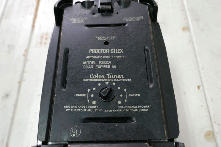Proctor Silex クロム製 ポップアップ式 60's ヴィンテージ トースター ミッドセンチュリー USA