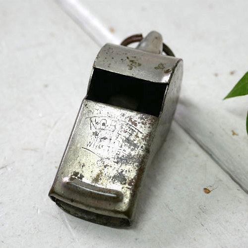 ヴィンテージ BORBONESE ボルボネーゼ 笛 ホイッスル ITALY NOBLE 1950~1960s Metal JAPAN ヴィンテージ メタル製 ホイッスル 呼び