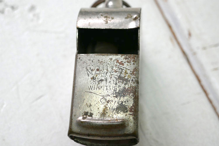 NOBLE 1950~1960s Metal JAPAN ヴィンテージ メタル製 ホイッスル 呼び笛 里帰り品