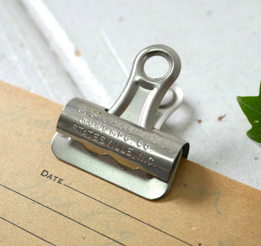 BOSTON CLIP No.1 メタル製 ミニサイズ ヴィンテージ ペーパークリップ ステーショナリー 文具 USA