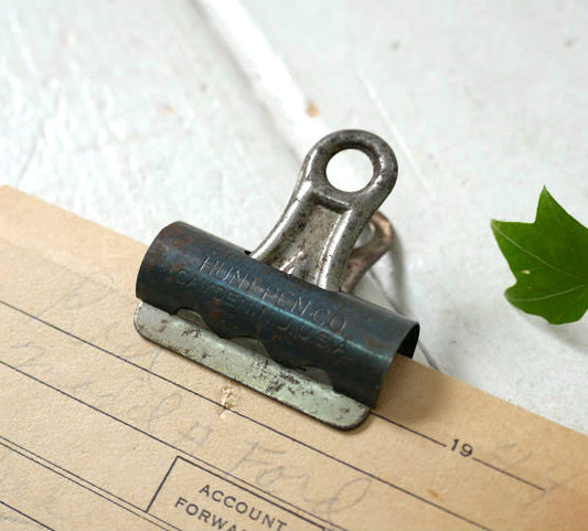 HUNT CLIP No.1 メタル製 ミニサイズ ヴィンテージ ペーパークリップ ステーショナリー 文房具 USA