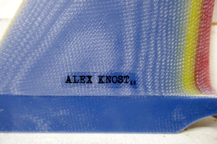 キャプテンフィン CAPTAIN　FIN アレックス ノスト シングルフィン Alex Knost  8.5インチ Blue フィンミッドレングス LOG カリフォルニア