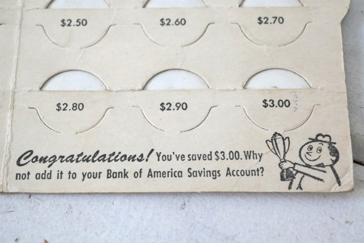 BANK OF AMERICA バンクオブアメリカ 銀行 10セント ヴィンテージ  ダイムセーバー  Dime Saver