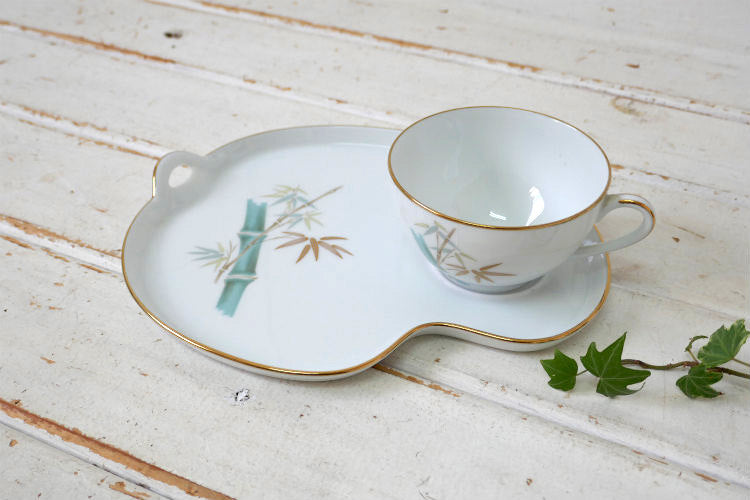 ノリタケvintage スナックセット (テニスセット) カップ&プレート