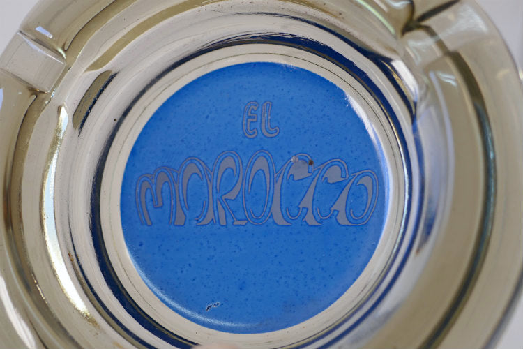 ラスベガス EL MOROCCO カジノ ホテル ガラス製 灰皿 ヴィンテージ アドバタイジング アシュトレイ