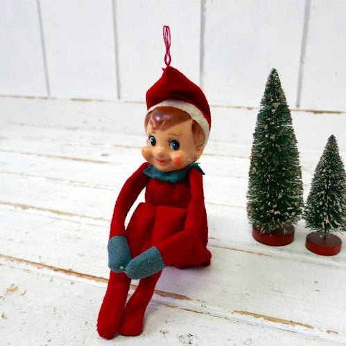 クリスマス エルフ 妖精 1940~1950s サンタクロース助手 ヴィンテージ