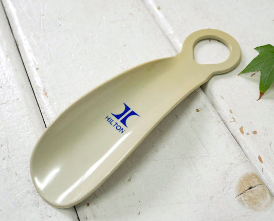 ホテル ヒルトン HILTON ノベルティ MADE IN USA 販促品 アドバタイジング ヴィンテージ 靴べらシューホーン