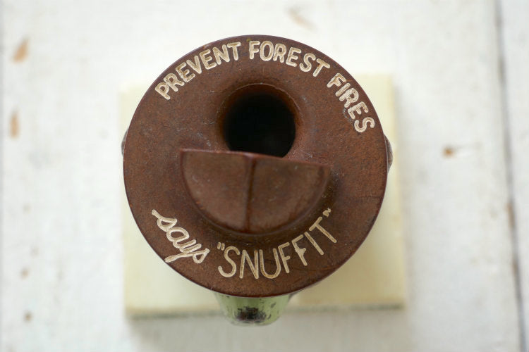 スモーキーベア  Snuffit ヨセミテ国立公園 クマ 森林火災防止 マグネット付き 50's ヴィンテージ  灰皿 タバコ消し 火消し USA