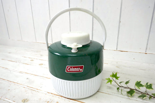Coleman コールマン 1979年 ヴィンテージ ウォータージャグ グリーン キャンプ アウトドア USA