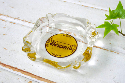 Hiram's 老舗スーパーマーケット ロサンゼルス 1950s ミッドセンチュリー ヴィンテージ アドバタイジング 灰皿 アシュトレイ USA