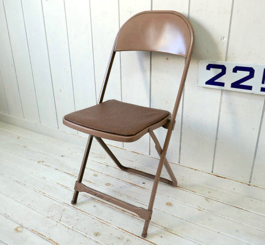 HAMPDEN SPECIALTY PRODUCTS メタル製 フォールディング 50's ヴィンテージ スチールチェア 折り畳みイス 椅子 USA II