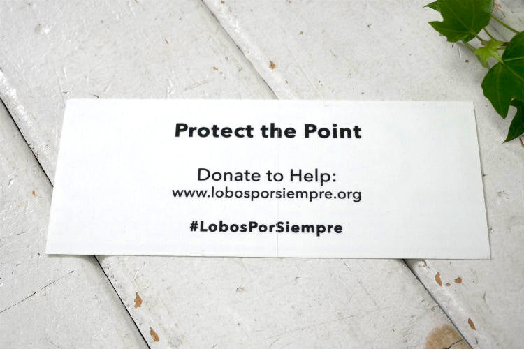 LOBOS POR SIEMPRE PUNTA DE 限定 ステッカー パタゴニア プント デ ロボス ポル シエンプレ