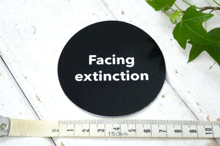 Facing extinction パタゴニア patagonia ステッカー 地球 環境 自然保護 カリフォルニア  USA