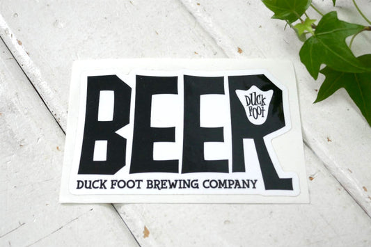 DUCK FOOT BREWING COMPANY BEER クラフトビールカンパニー ステッカー グルテンフリー サンディエゴ カリフォルニア