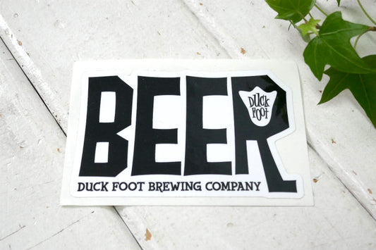 DUCK FOOT BREWING COMPANY BEER クラフトビールカンパニー ステッカー グルテンフリー サンディエゴ カリフォルニア　