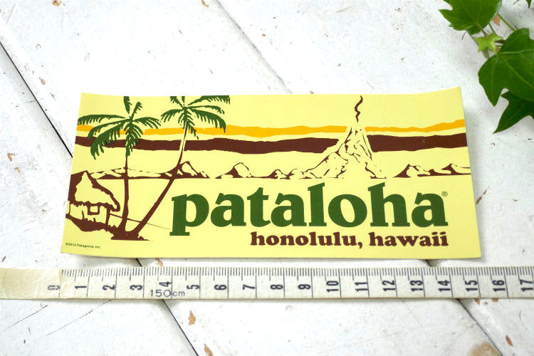 Pataloha パタロハ honolul hawaii ホノルル ハワイ  ステッカー パタゴニア 非売品 USA