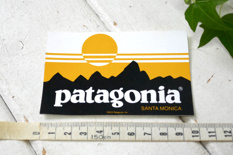 パタゴニア patagonia サンタモニカ ロサンゼルス SUNRISE カリフォルニア ステッカー USA SANTA MONICA
