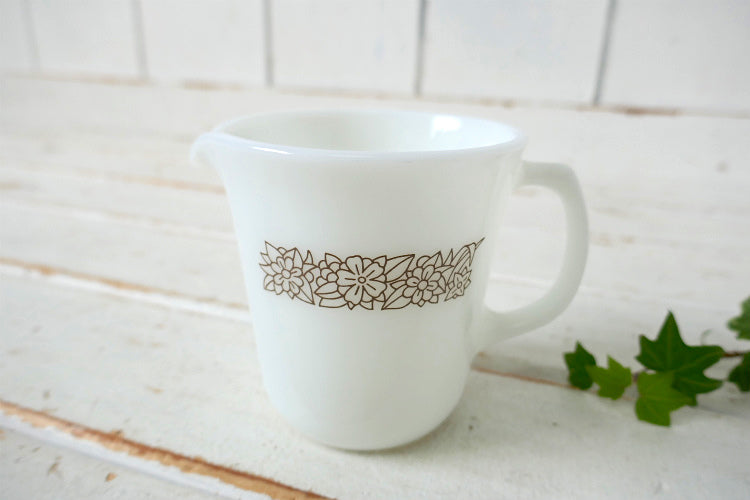 PYREX パイレックス オールドパイレックス ウッドランド ミルクガラス