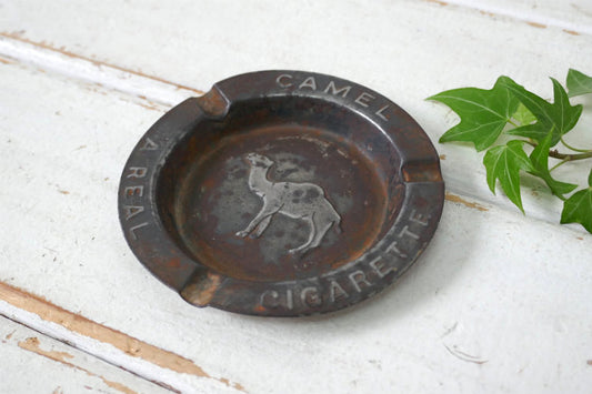 CAMEL AREAL CIGARETTE キャメル タバコ メタル製 ヴィンテージ アドバタイジング アシュトレイ 灰皿