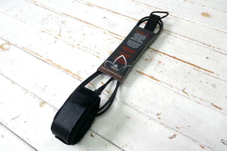 6'0'' COMP SURF LEASH コンプ ステイカバード MAT BLACK マットブラックカリフォルニア リーシュ サーフィン ショートボード&ツインフィン&フィッシュボード