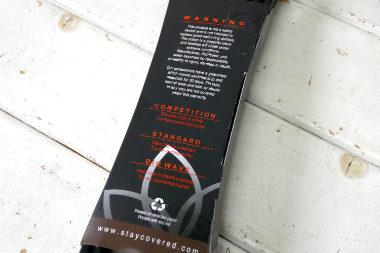 24 STAY COVERED ステイカバード USA カリフォルニア 8' STANDARD マットブラック サーフィン リーシュコード USA MAT BLACK