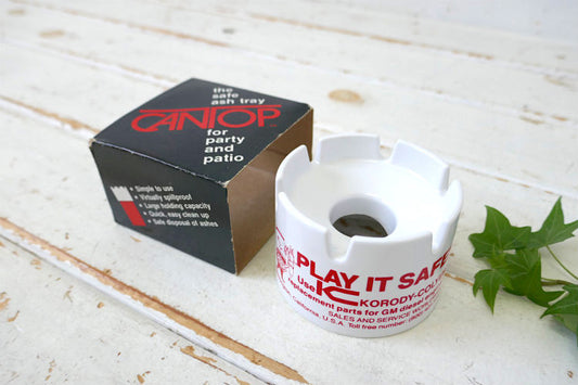 CANTOP Ashtray KORODY COLYER 70's アドバタイジング GM ディーゼルエンジン キャラクターノベルティ デッドストック ヴィンテージ 灰皿 アシュトレイ USA