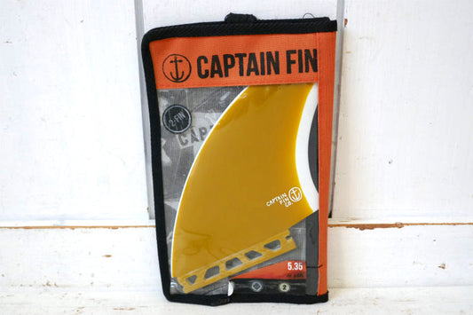 CAPTAIN FIN キャプテンフィン CFKEEL キールフィン YELLOW SINGLE TAB フューチャーズフィンシステム