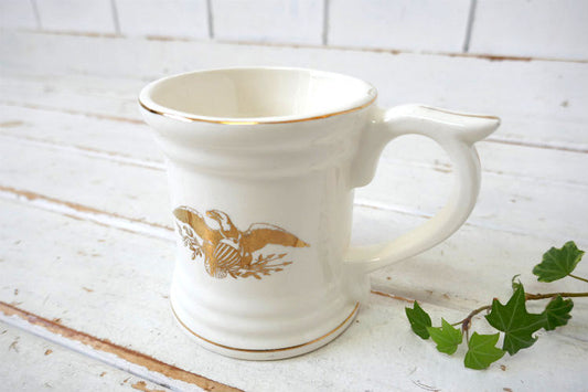 SURREY イーグル 紋章 セラミック製 ヴィンテージ シェービングカップ シェービングマグ マグカップ Barber バーバー