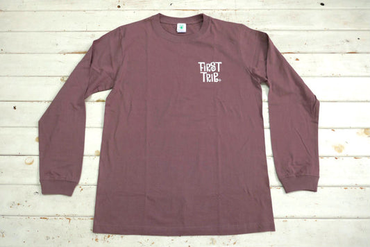 First Trip ファーストトリップ スマイル&キノコ 60's デザイン メルロー オリジナル ロングスリーブTシャツ ロンT 新品 アパレル