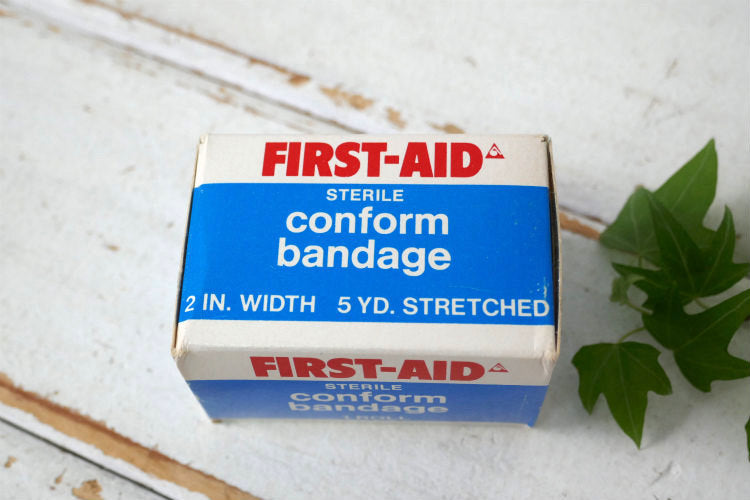 FIRST-AID ファーストエイド ビンテージ 1ROLL ACME COTTON USA 紙箱 デッドストック 救急用 コットン